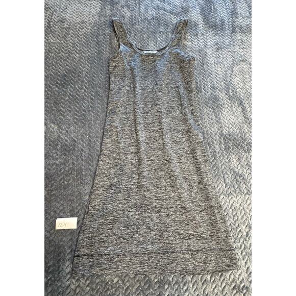 Hard Tail Mini Skinny Dress Gray Size S body cone stretchable, gray melange - Picture 1 of 9